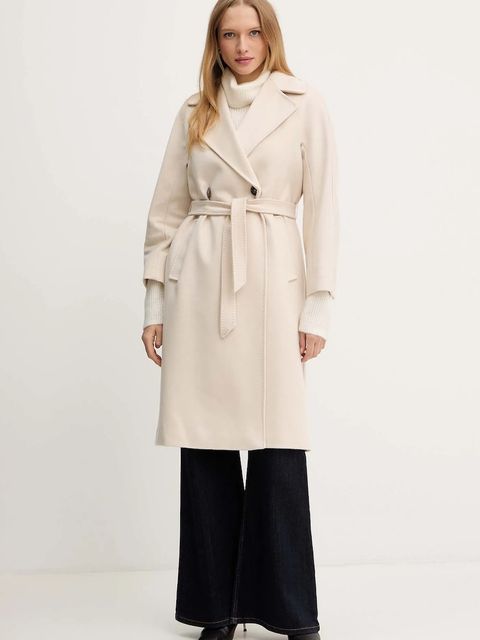 Weekend Max Mara płaszcz wełniany RESINA - zdjęcie produktu nr 1