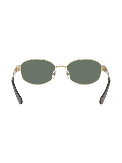 Michael Kors oval-frame sunglasses - Gold