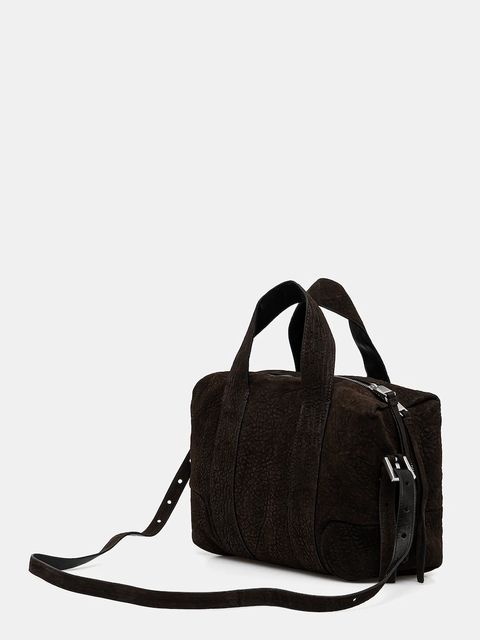 AllSaints torebka skórzana kolor brązowy W615XD