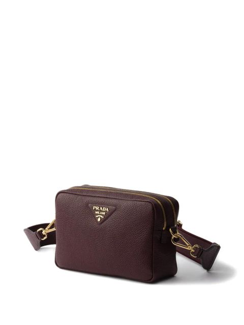 Prada small leather shoulder bag - Brown