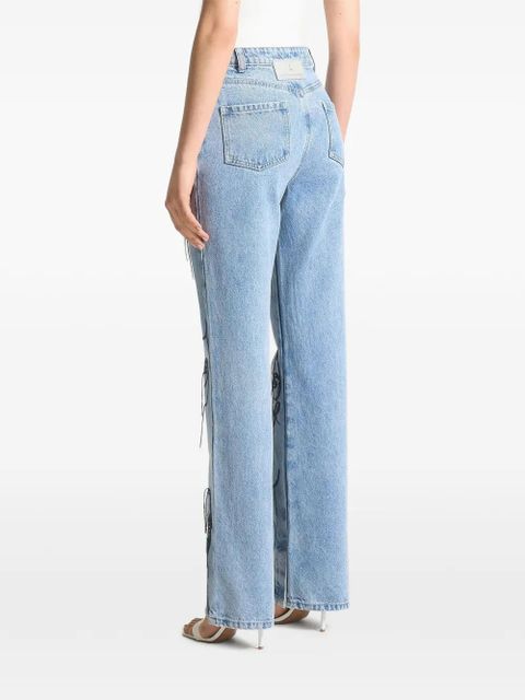 Manière De Voir Audrey embroidered jeans - Blue