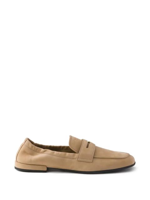 Prada leather loafers - Neutrals - zdjęcie produktu nr 1