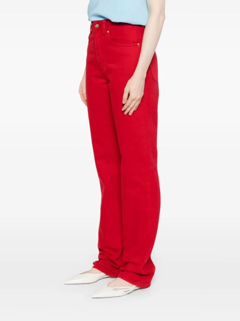 Jacquemus Le de-Nîmes Droit jeans - Red