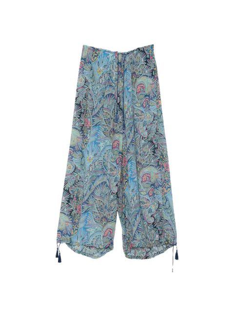 ETRO paisley tassel trousers - Blue - zdjęcie produktu nr 1