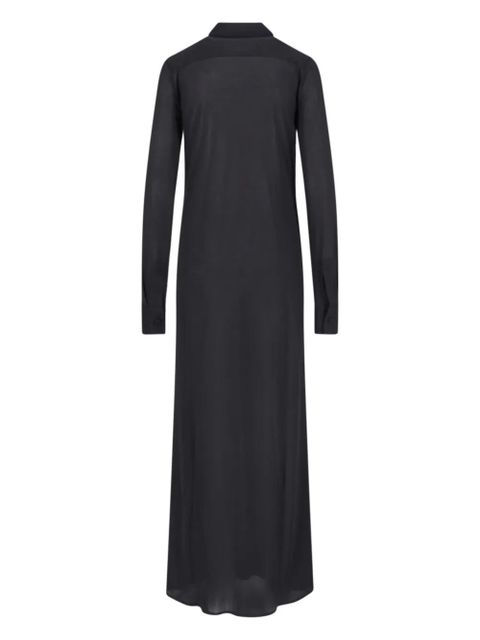 Jil Sander maxi shirt dress - Black - zdjęcie produktu nr 2
