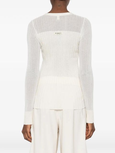 PINKO V-neck cardigan - Neutrals