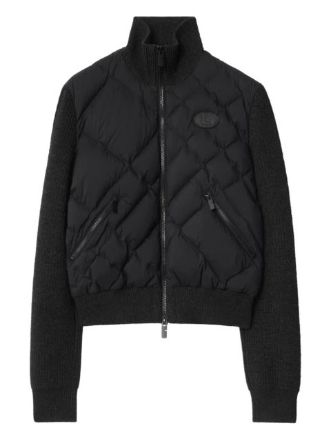 Burberry quilted wool-blend jacket - Black - zdjęcie produktu nr 1