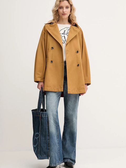 MAX&Co. sweter z domieszką wełny damski kolor beżowy 2526366012200 - zdjęcie produktu nr 2