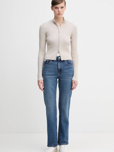 Calvin Klein Jeans jeansy damskie high waist LV047D743G - zdjęcie produktu nr 2