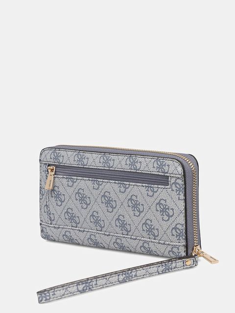 Guess portfel KATYA damski kolor niebieski SWSG96 52146