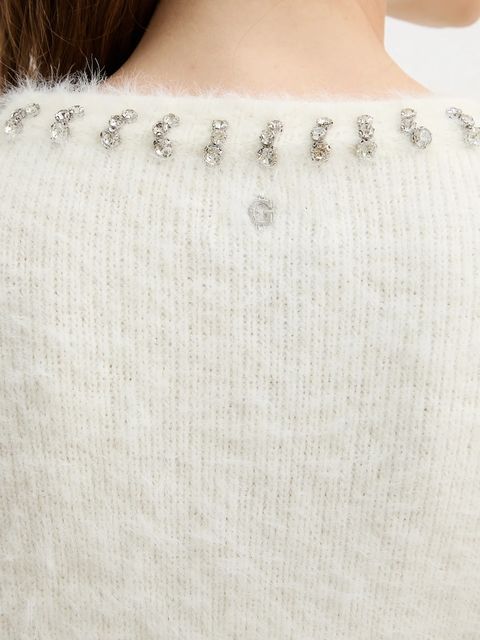 Guess sweter ARISA damski kolor beżowy W5BR58 Z3BH0