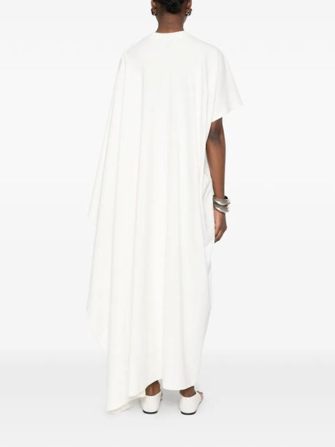 Coperni draped asymmetric T-shirt dress - Neutrals