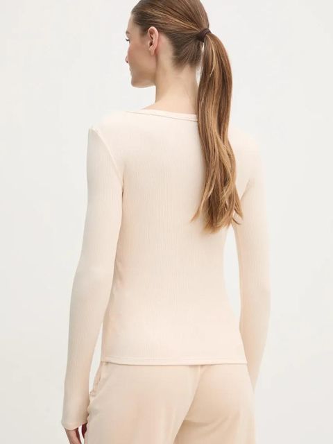 Guess longsleeve damski kolor beżowy V4BP07 K8RT2