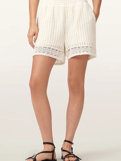 AllSaints szorty damskie z bawełną ELMA - zdjęcie produktu nr 1