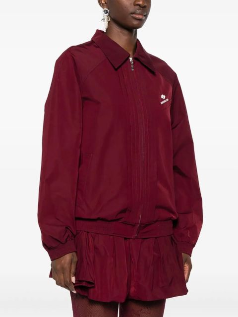 SHUSHU/TONG logo-detail track jacket - Red