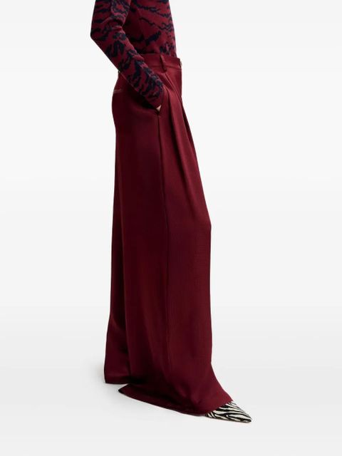 Essentiel Antwerp Inovember pleated palazzo pants - Red