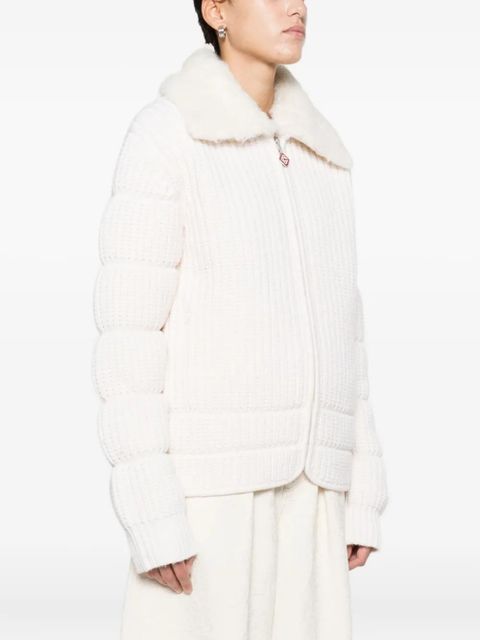 Casablanca ribbed padded jacket - White - zdjęcie produktu nr 2