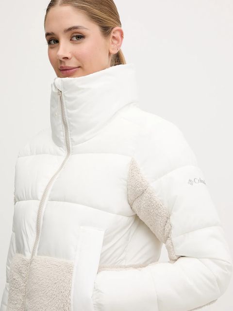 Columbia kurtka Leadbetter Point kolor beżowy zimowa 2085602