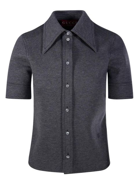 Gucci button collar shirt - Grey - zdjęcie produktu nr 1