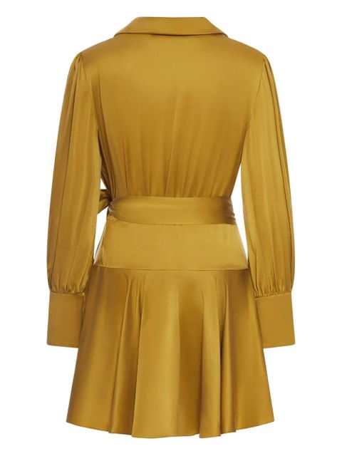 ZIMMERMANN wrap ruffled midi dress - Yellow - zdjęcie produktu nr 2