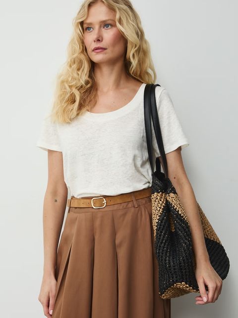 Medicine T-shirt damski lniany - zdjęcie produktu nr 2