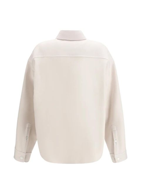 Balenciaga buttoned kashmir overshirt jacket - Neutrals - zdjęcie produktu nr 1