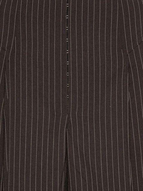 ROTATE BIRGER CHRISTENSEN pinstripe wide-leg trousers - Brown - zdjęcie produktu nr 2