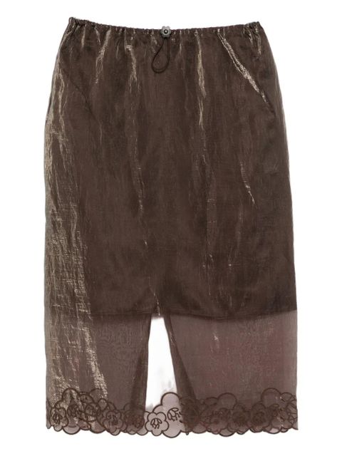 Cecilie Bahnsen bria skirt - Brown - zdjęcie produktu nr 2