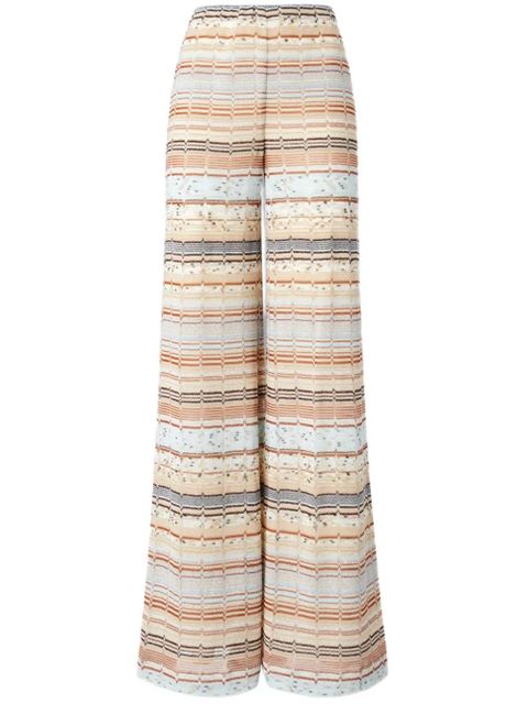 Missoni striped palazzo pants - Neutrals - zdjęcie produktu nr 1
