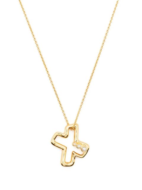 Missoma pearl-embellished initial pendant necklace - Gold - zdjęcie produktu nr 1