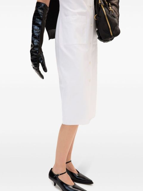 Miu Miu poplin dress - Brown