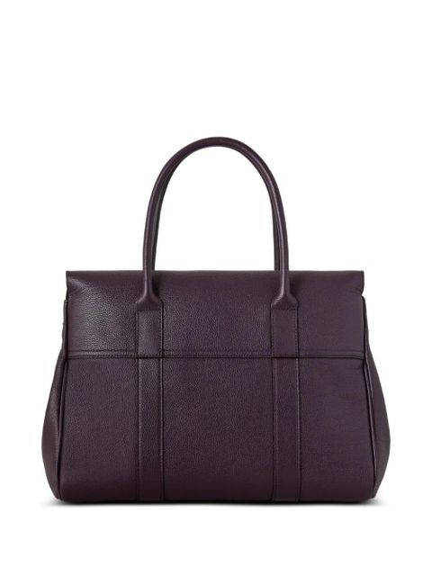 Mulberry Bayswater grained leather shoulder bag - Purple - zdjęcie produktu nr 2