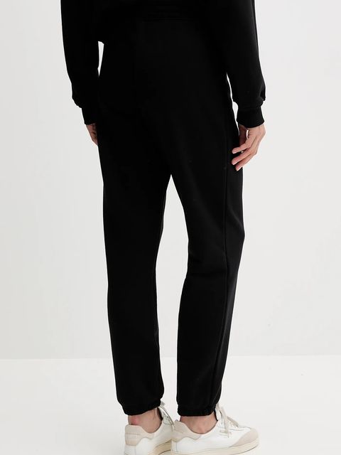 La Mania spodnie dresowe LYN kolor czarny gładkie LYN