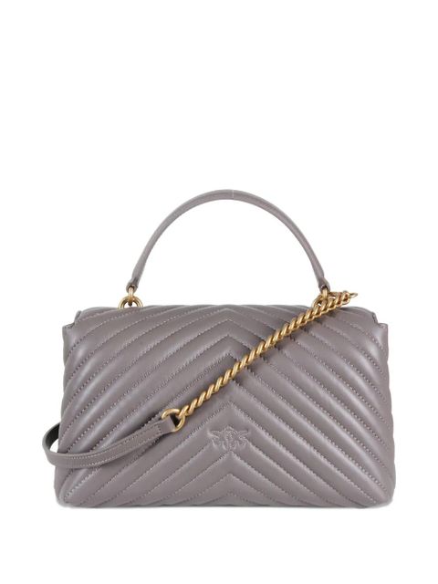 PINKO chevron-pattern clutch bag - Grey - zdjęcie produktu nr 2