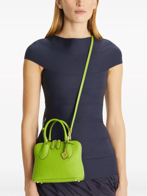 Tory Burch mini Swing leather satchel - Green
