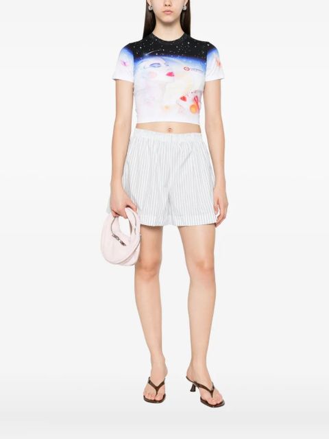 Casablanca cosmic-print T-shirt - White - zdjęcie produktu nr 2