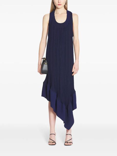 Lanvin pleated midi dress - Blue - zdjęcie produktu nr 2