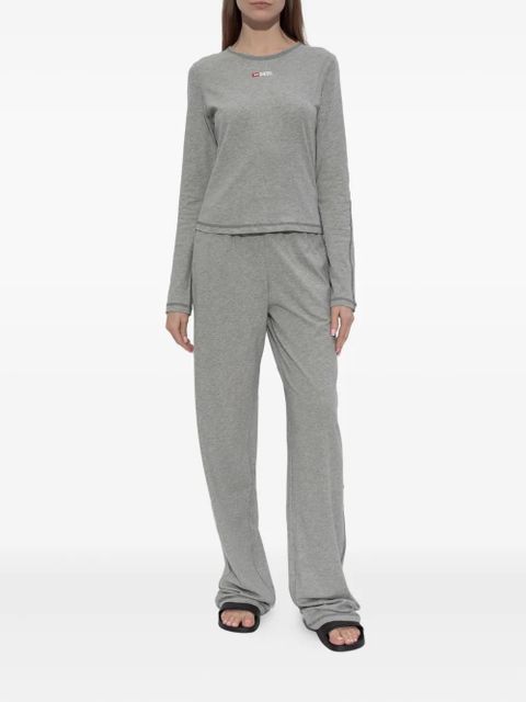 Diesel Gilda-D-Core logo-print pyjama set - Grey