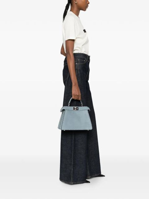 FENDI small Peekaboo ISeeU tote bag - Blue