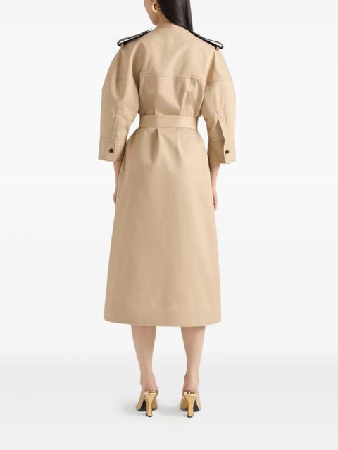 Givenchy belted cotton dress - Neutrals - zdjęcie produktu nr 2