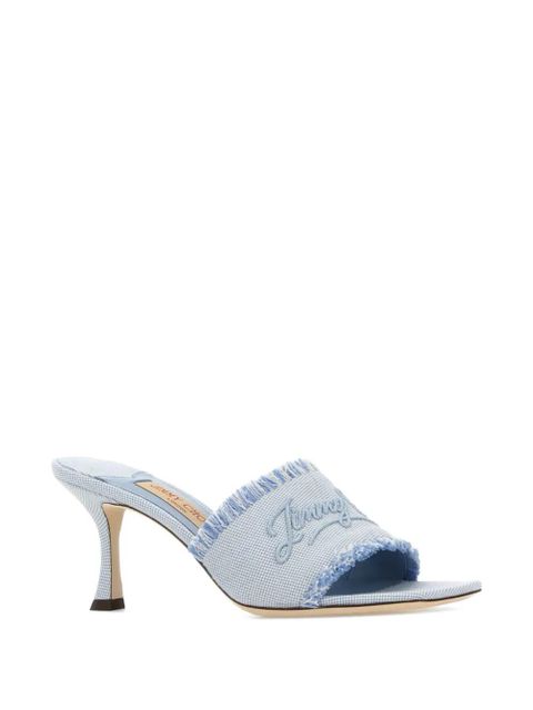 Jimmy Choo Alexia frayed sandals - Blue - zdjęcie produktu nr 2