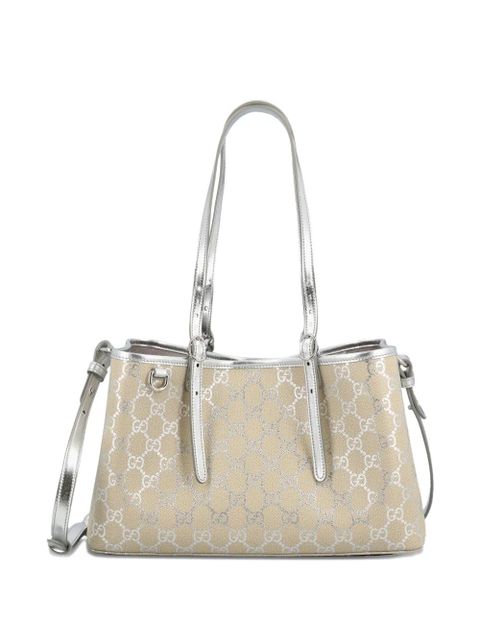 Gucci medium GG Emblem tote bag - Neutrals - zdjęcie produktu nr 2