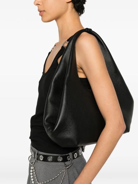 Coperni folded leather tote bag - Black - zdjęcie produktu nr 2