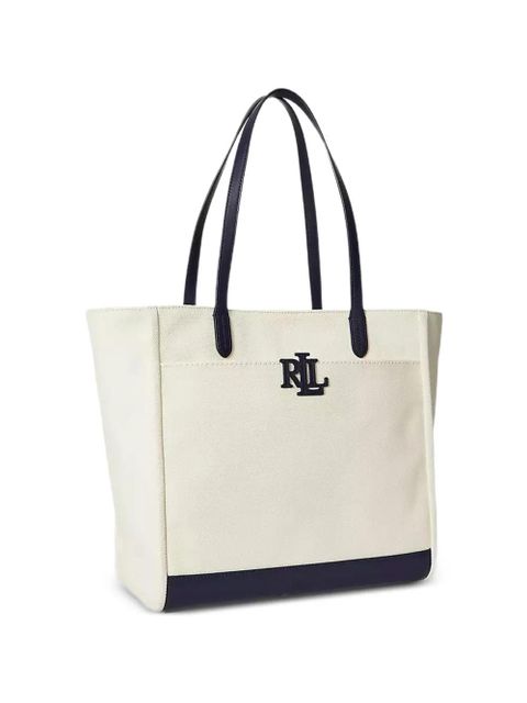 Lauren Ralph Lauren large Cameryn logo-plaque tote bag - Neutrals - zdjęcie produktu nr 1