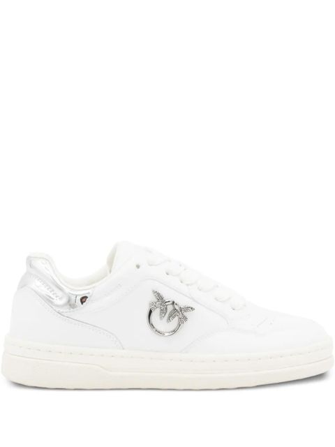 PINKO logo-detail leather sneakers - White - zdjęcie produktu nr 1