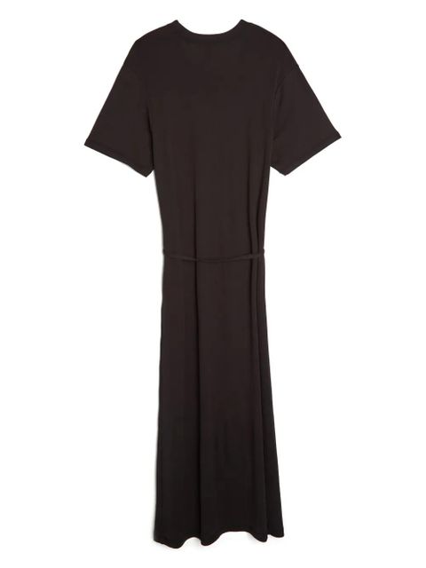 LEMAIRE belted T-shirt dress - Black