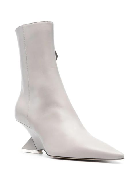 The Attico Cheope 19mm ankle boots - Grey