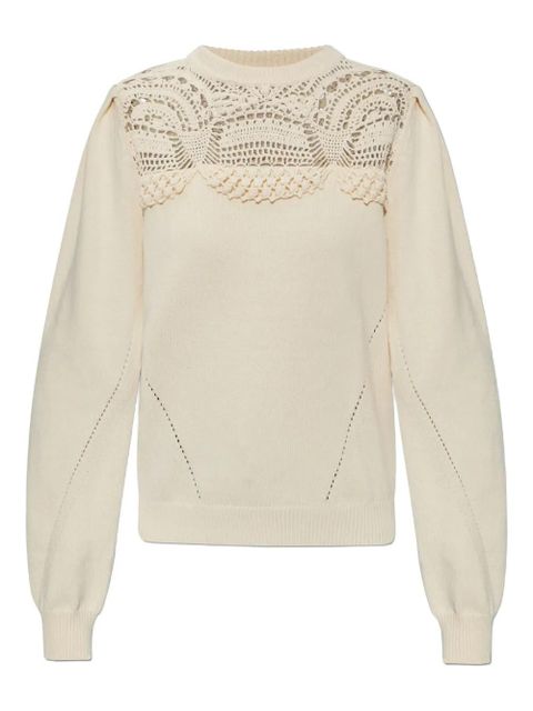Ulla Johnson crochet sweater - Neutrals - zdjęcie produktu nr 1