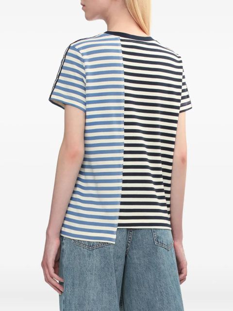 3.1 Phillip Lim striped panelled t-shirt - Black