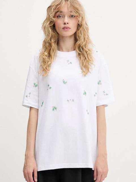 Stine Goya t-shirt dziecięcy damski kolor biały SG-PF25-T061-2366 - zdjęcie produktu nr 1